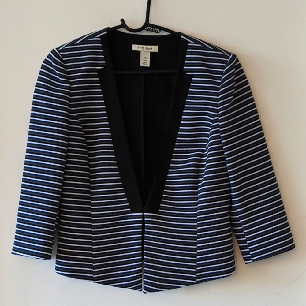 White House Black Market multicolor striped blazer